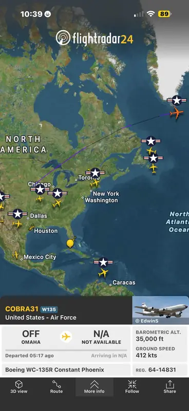 США перебрасывает «ядерный сниффер» и «Wi-Fi в небе» к Ирану