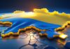 Зеленский: Украина готова к новому раунду переговоров в трехстороннем формате Символ сияющей Украины