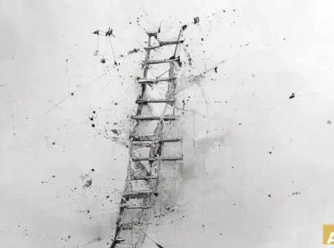 Рабочий упал с высоты в Рош-ха-Аине (AI-иллюстрация)