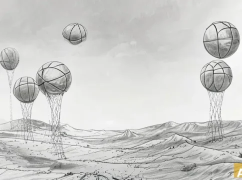 NBA и ОАЭ продлили соглашение о сотрудничестве (AI-иллюстрация)