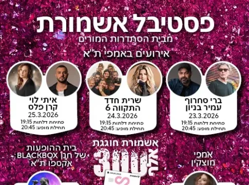 Март в Израиле: концерты, скидки и лекции для учителей