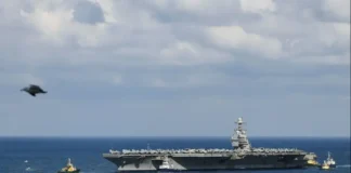 Американский гигант у берегов Израиля: авианосец «Джеральд Форд» направляется в Хайфу Американский гигант у берегов Израиля: авианосец «Джеральд Форд» направляется в Хайфу