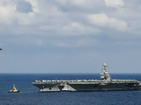 Американский гигант у берегов Израиля: авианосец «Джеральд Форд» направляется в Хайфу