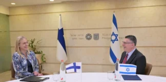Министр иностранных дел Финляндии впервые за 10 лет посетила Израиль
