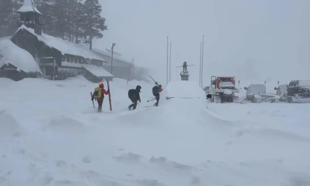 Лавина в Северной Калифорнии: 9 лыжников считаются пропавшими