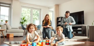 Забытая чистота: 10 гигиенических привычек, о которых мы забываем Счастливая семья играет на полу в чистом доме: советы по гигиене