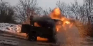 FPV-дрон ВСУ уничтожил «Буханку» с российскими солдатами в Донбассе (видео)