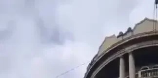 Российский БПЛА ударил по историческому центру Львова (видео)