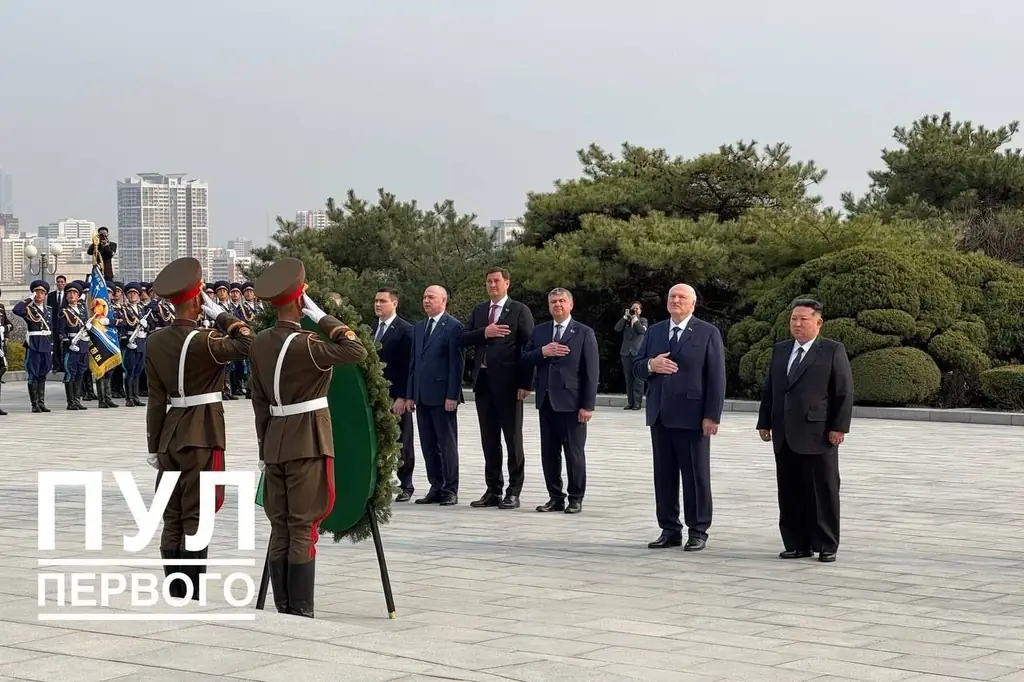 Лукашенко встретился с Кимом в Пьеньяне