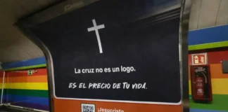 Новая пасхальная кампания в Испании: «Крест — не логотип, а цена твоей жизни»