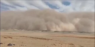 Видео: гигантская песчаная стена на 1300 км в Сахаре (видео)