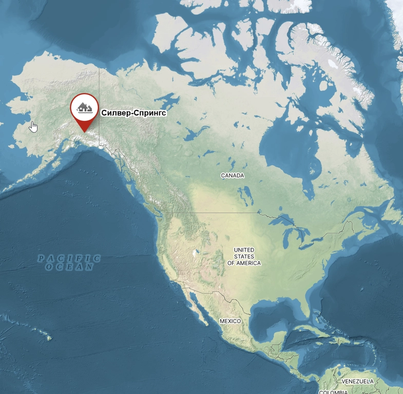 Силвер Спрингс на карте США
