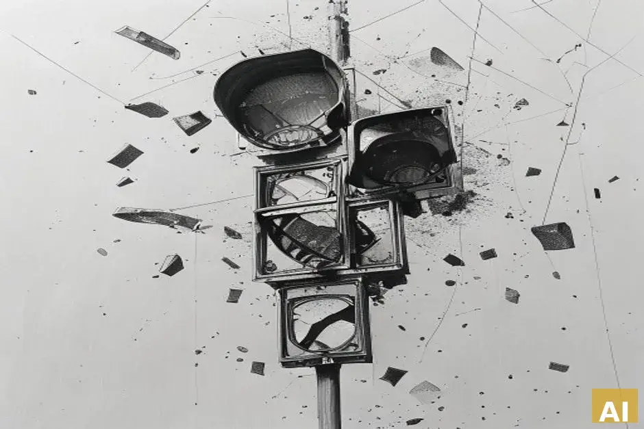 Машину охраны министра Бена Гвира сбила подростка на красный свет (AI-иллюстрация)