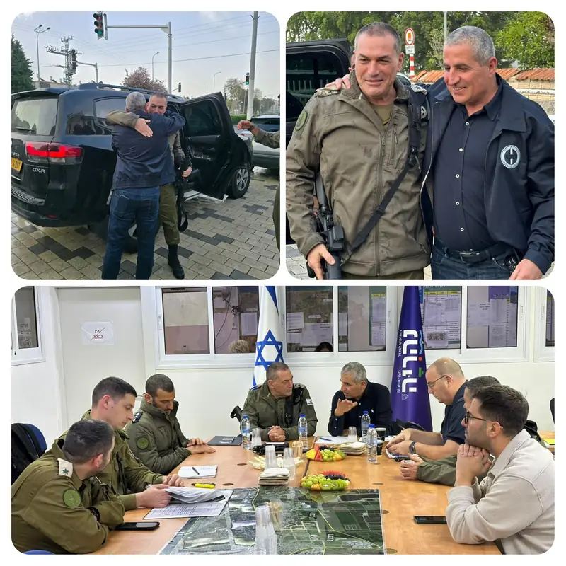 Начальник ген штаба Эяль Замир в Нагарии