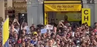 Тысячи людей поддержали Марию Корину Мачадо в Мадриде (видео)