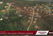 Мощный торнадо ударил по Оклахоме (видео)