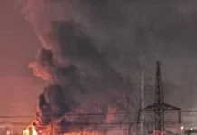 Масштабный пожар на ЯНОСе: украинские дроны атаковали НПЗ в Ярославле