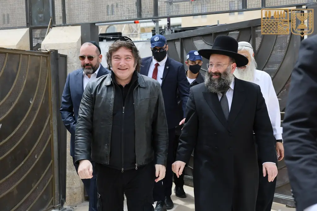 Опубликованы новые видеоматериалы визита президента Аргентины к Стене Плача