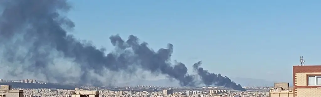 Сообщения об ударе по военному или промышленному объекту в Тебризе, Иран