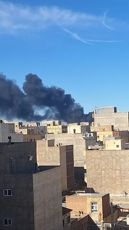 Сообщения об ударе по военному или промышленному объекту в Тебризе, Иран