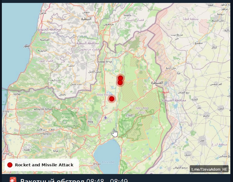 Сирены в Израиле 5 апреля