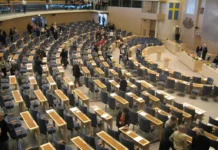 Швеция создает новое шпионское агентство из-за войны в Украине парламент Швеции Риксдаг