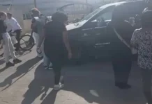 Столкновения у суда по делу об убийстве Ямну Залки (видео)