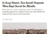 NYT: В пустынных районах западного Ирака обнаружили две секретные базы Израиля NYT: В пустынных районах западного Ирака обнаружили две секретные базы Израиля