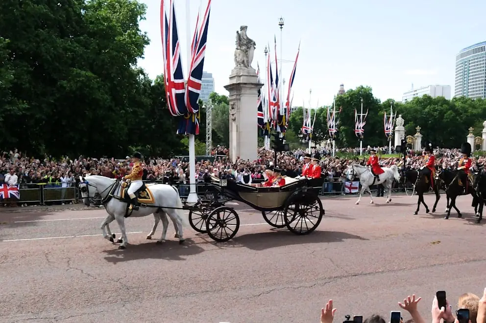В Лондоне прошел ежегодный парад Trooping the Colour в честь британского монарха