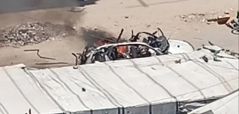 Арабские источники сообщают об ударе по автомобилю к западу от Газы